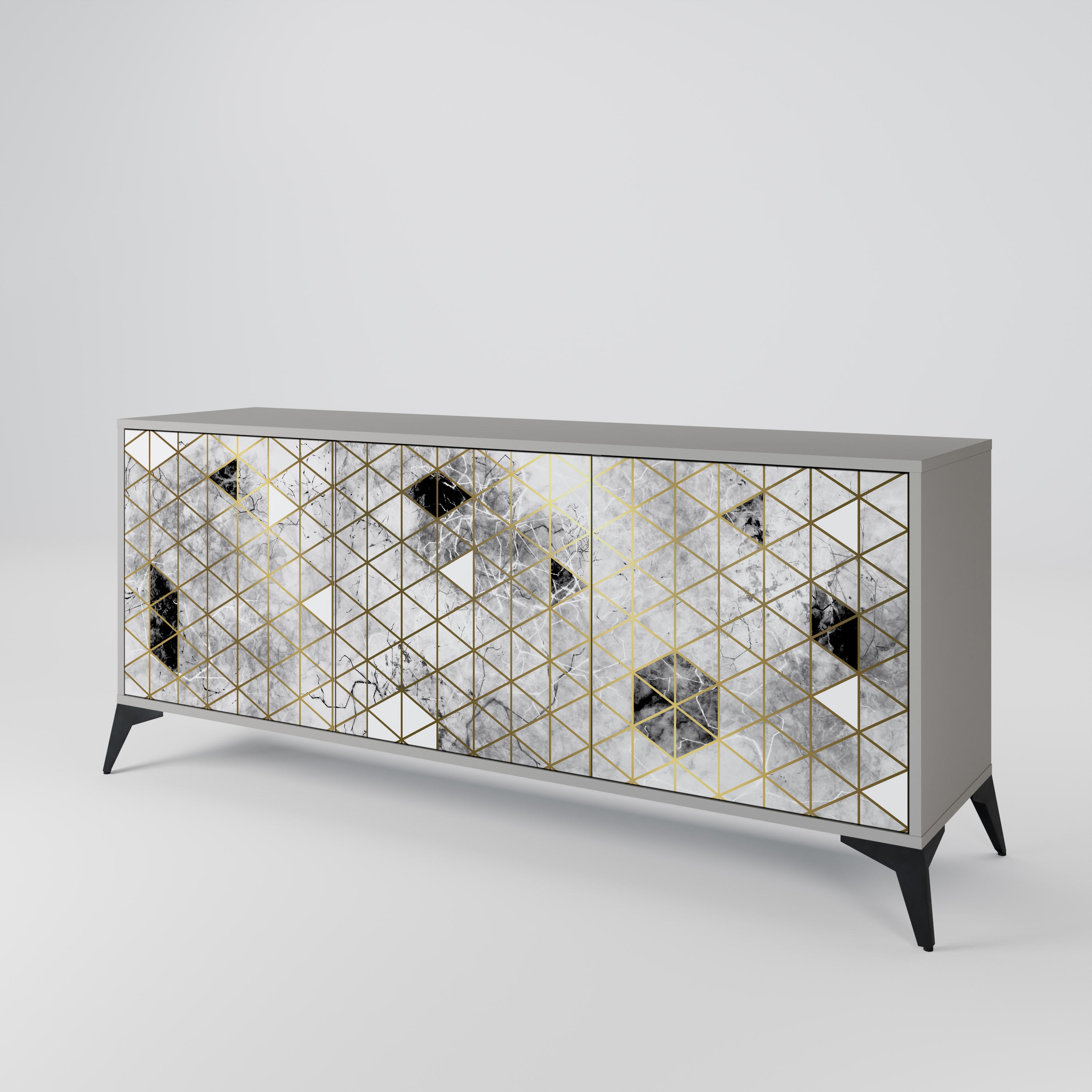ASHEN ARIA 3-Door Sideboard