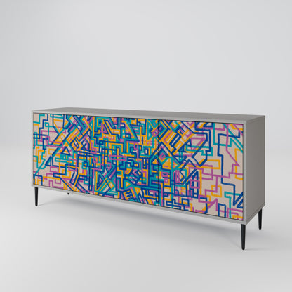 MEMORIES MAP 3-Door Sideboard