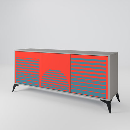 RISING GEOMETRY STARS 3-Door Sideboard