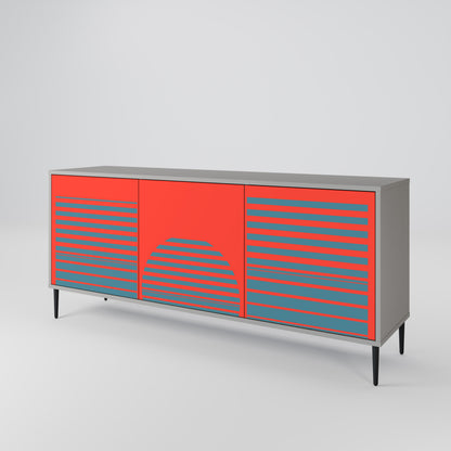 RISING GEOMETRY STARS 3-Door Sideboard
