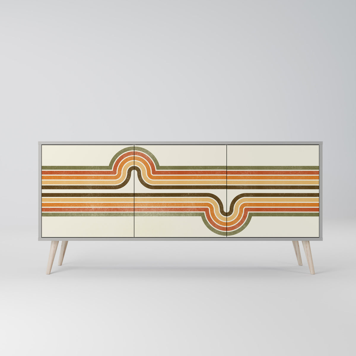 EXCEPTIONAL STREAM 3-Door Sideboard