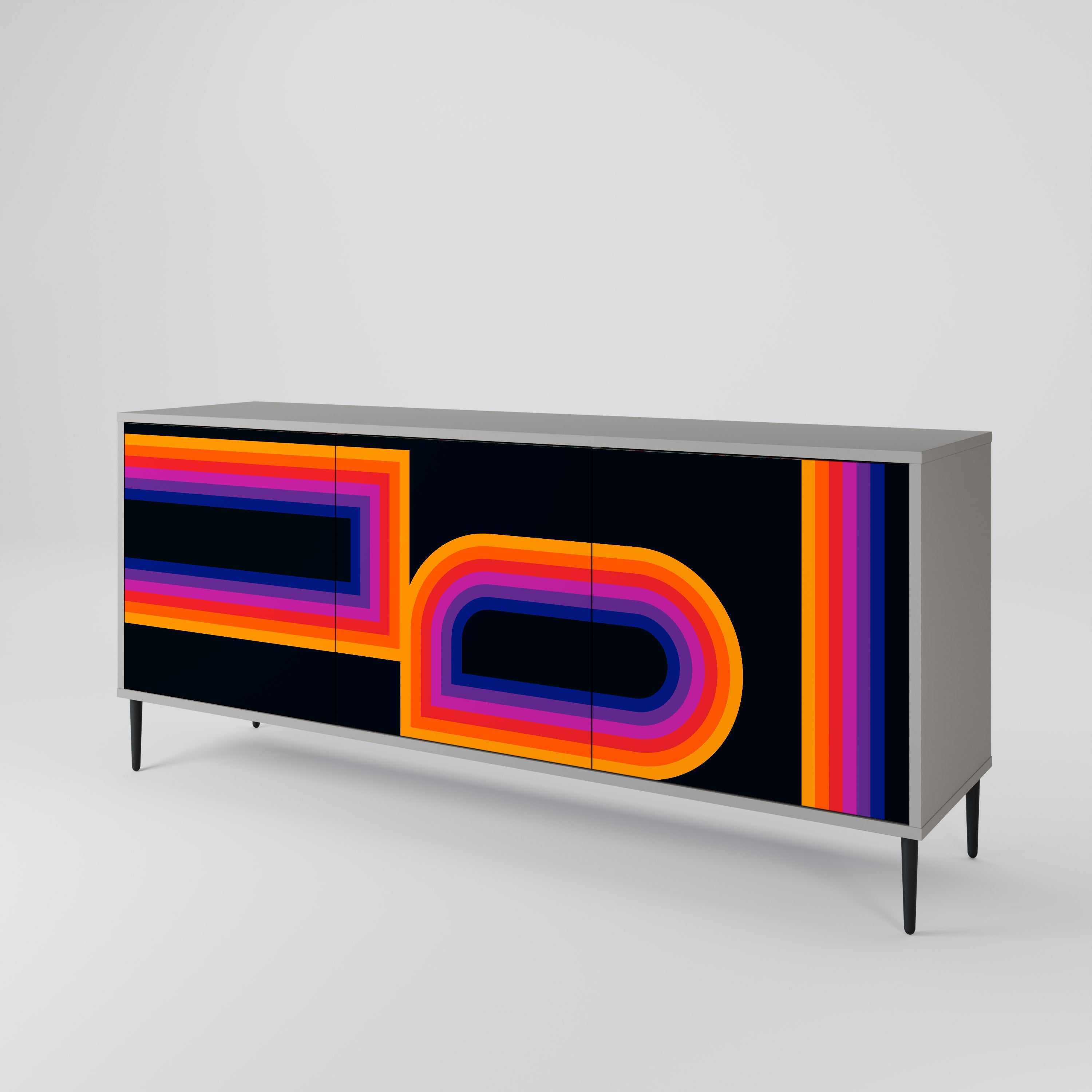 BLINDED BY THE LIGHTS 3-Door Sideboard