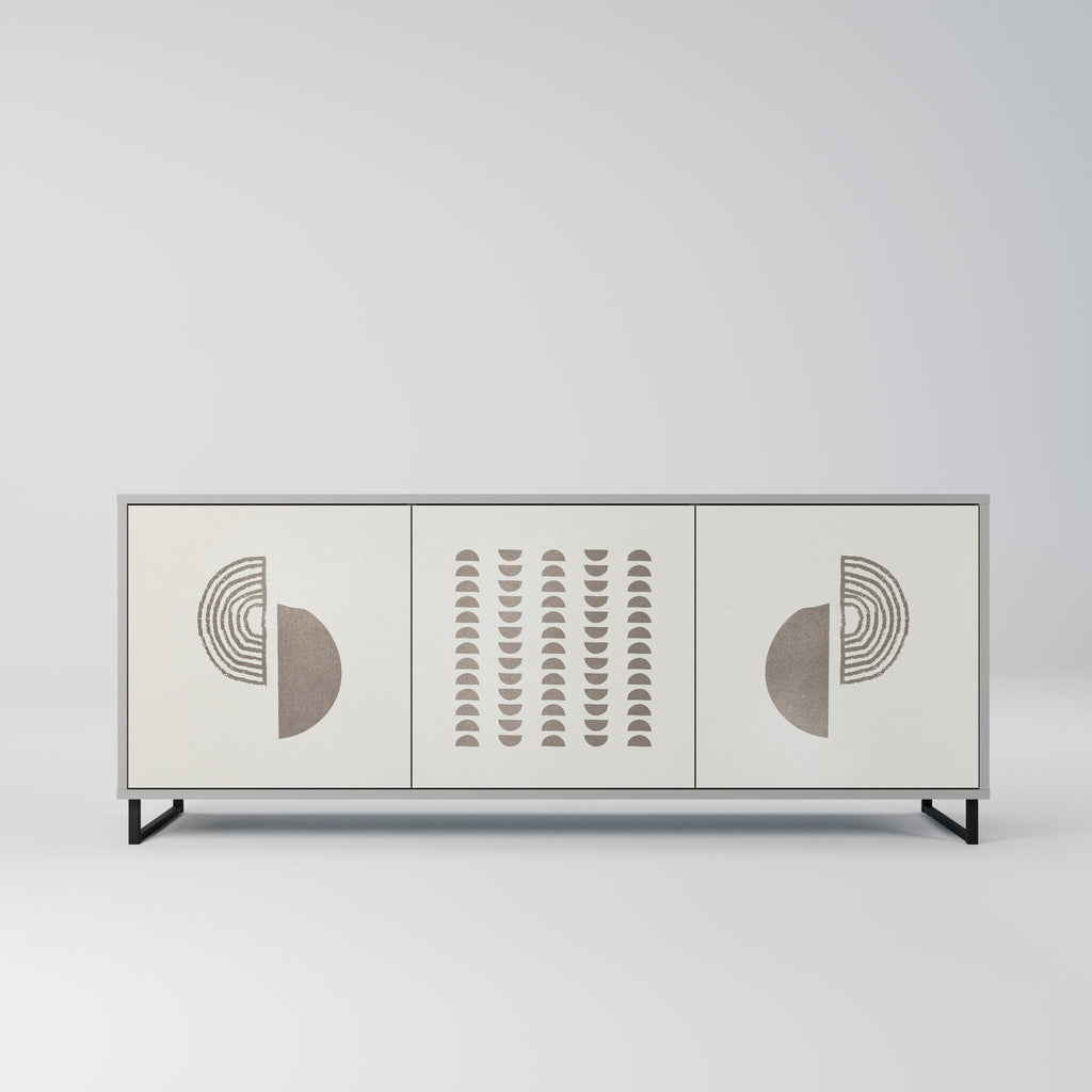 Buffet 3 portes HARMONY ESSENCE finition grise