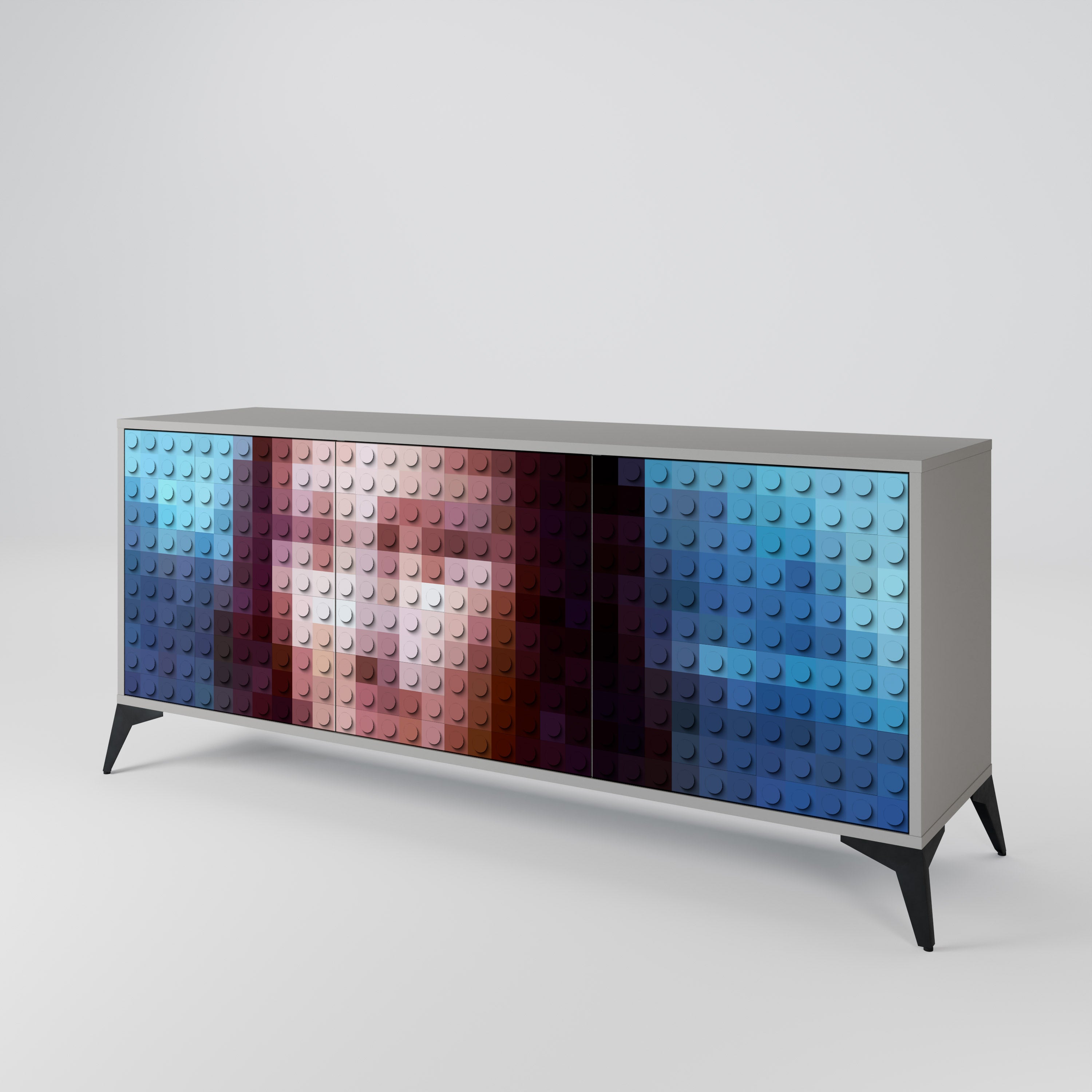 CONSTRUCTIVE ART 3-Door Sideboard