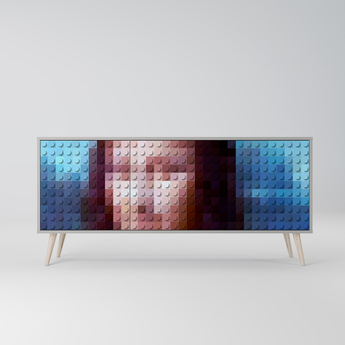 CONSTRUCTIVE ART 3-Door Sideboard