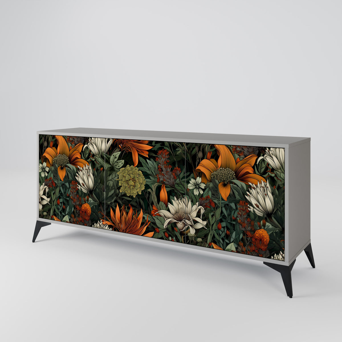 MIDNIGHT SPROUT 3-Door Sideboard