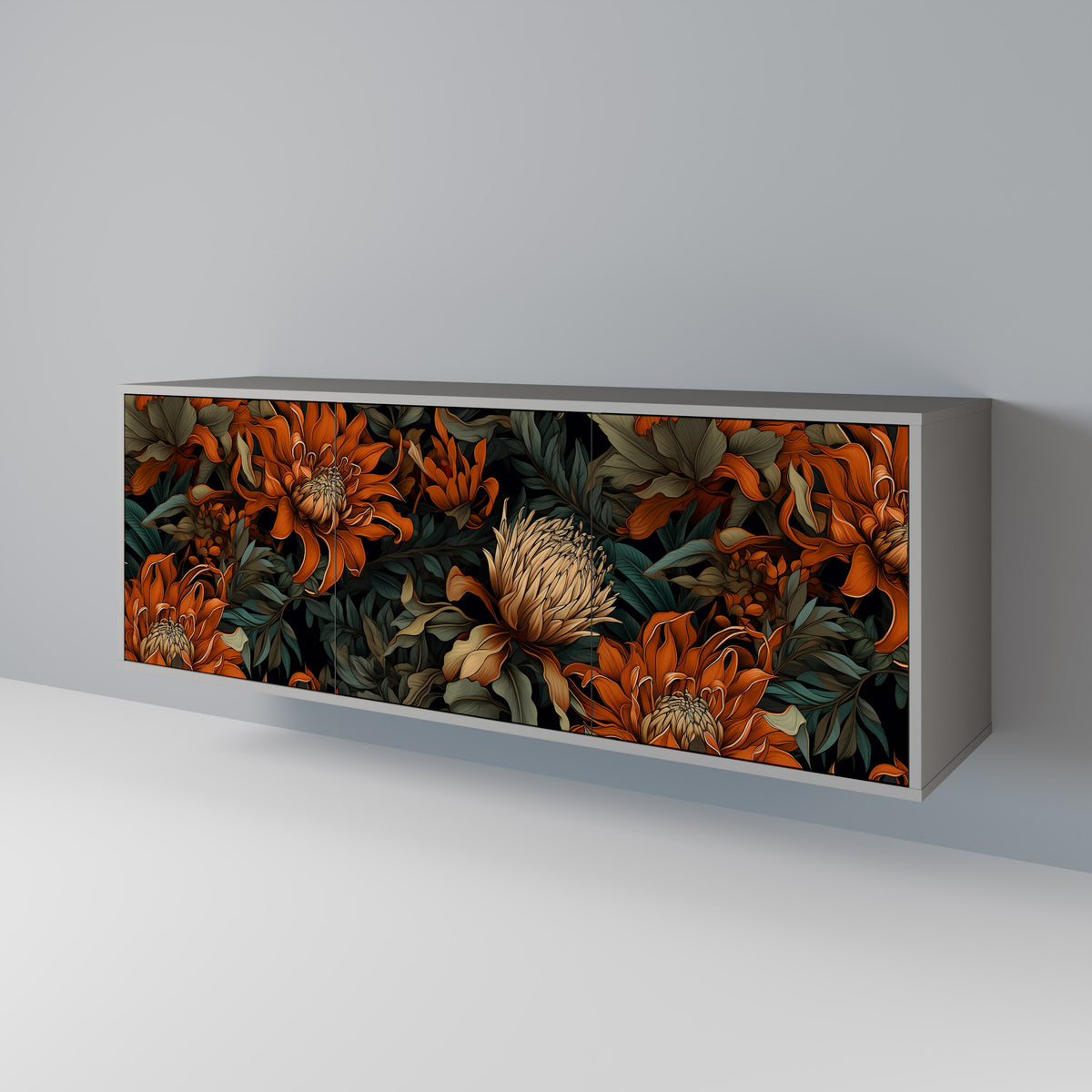 DAWN BLOOM 3-Door Sideboard