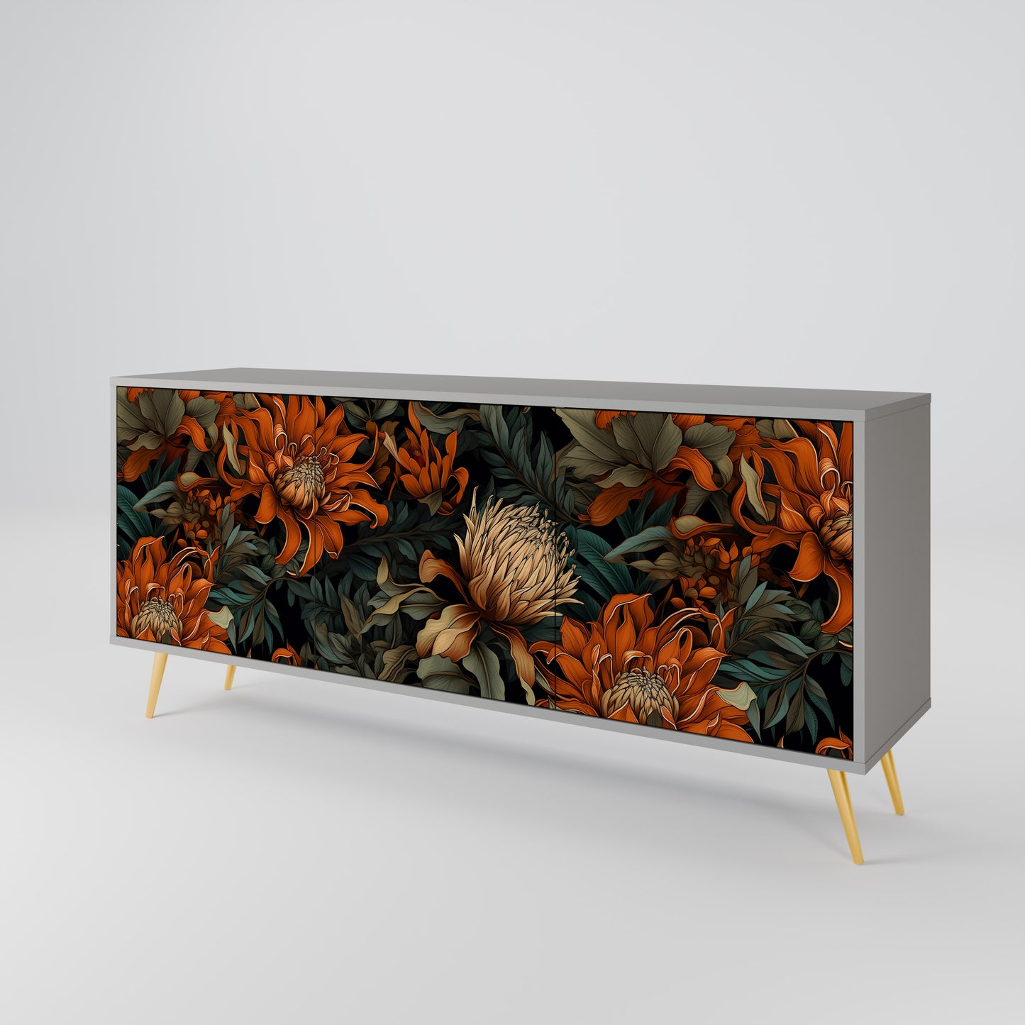 DAWN BLOOM 3-Door Sideboard