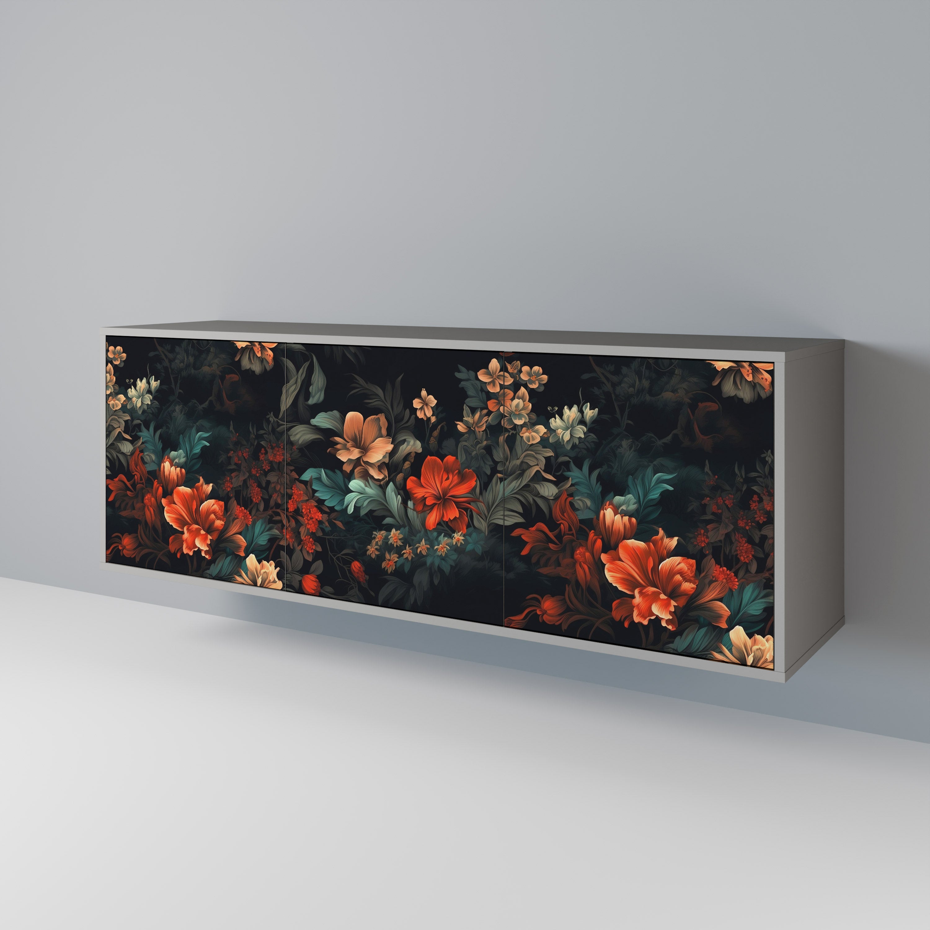 IMAGINARY BLOSSOM 3-Door Sideboard