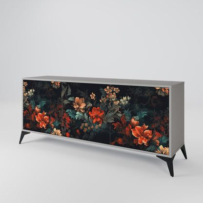 IMAGINARY BLOSSOM 3-Door Sideboard