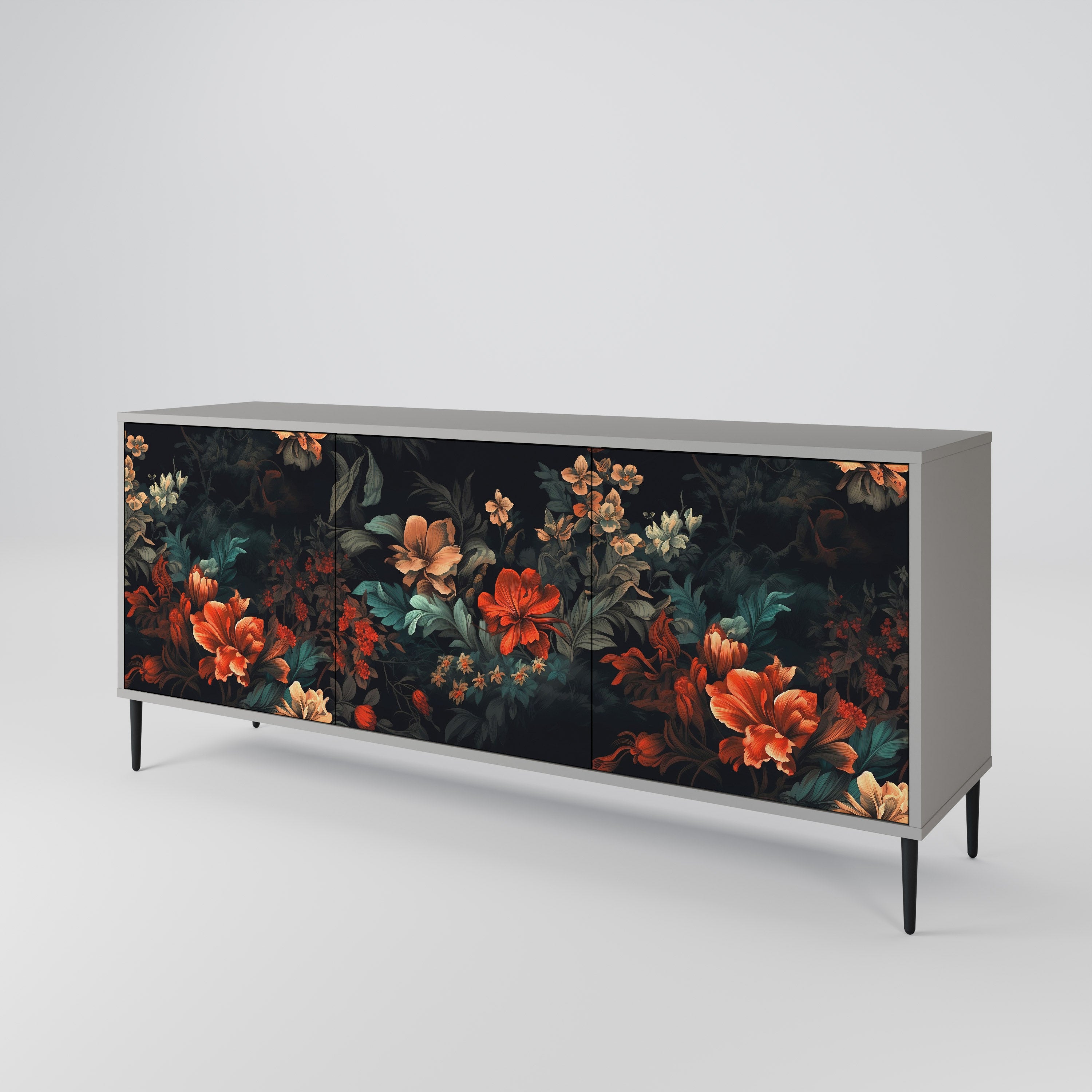 IMAGINARY BLOSSOM 3-Door Sideboard