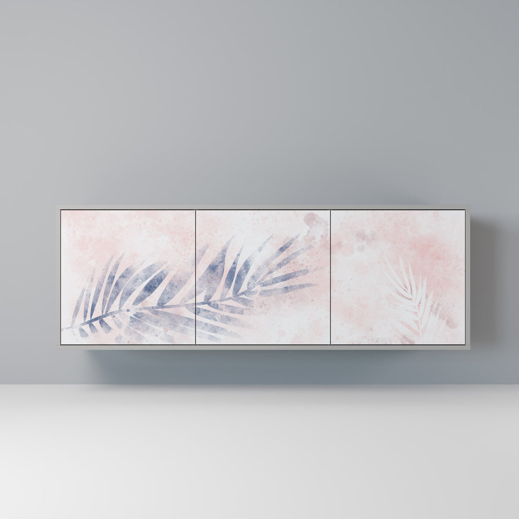 Buffet 3 portes TIMELESS FLOAT en finition grise