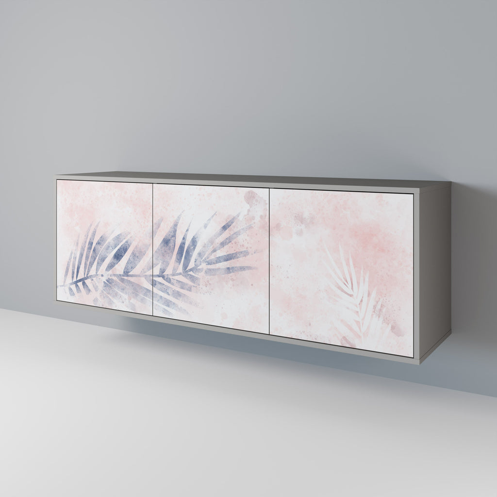 Buffet 3 portes TIMELESS FLOAT en finition grise