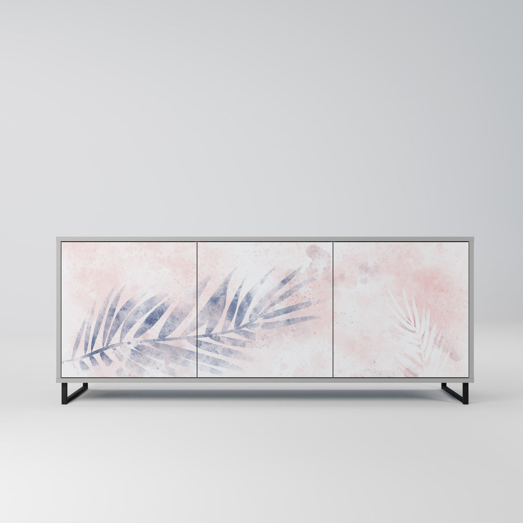 Buffet 3 portes TIMELESS FLOAT en finition grise