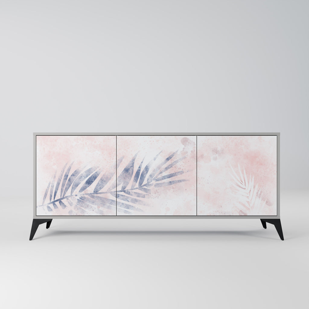 Buffet 3 portes TIMELESS FLOAT en finition grise