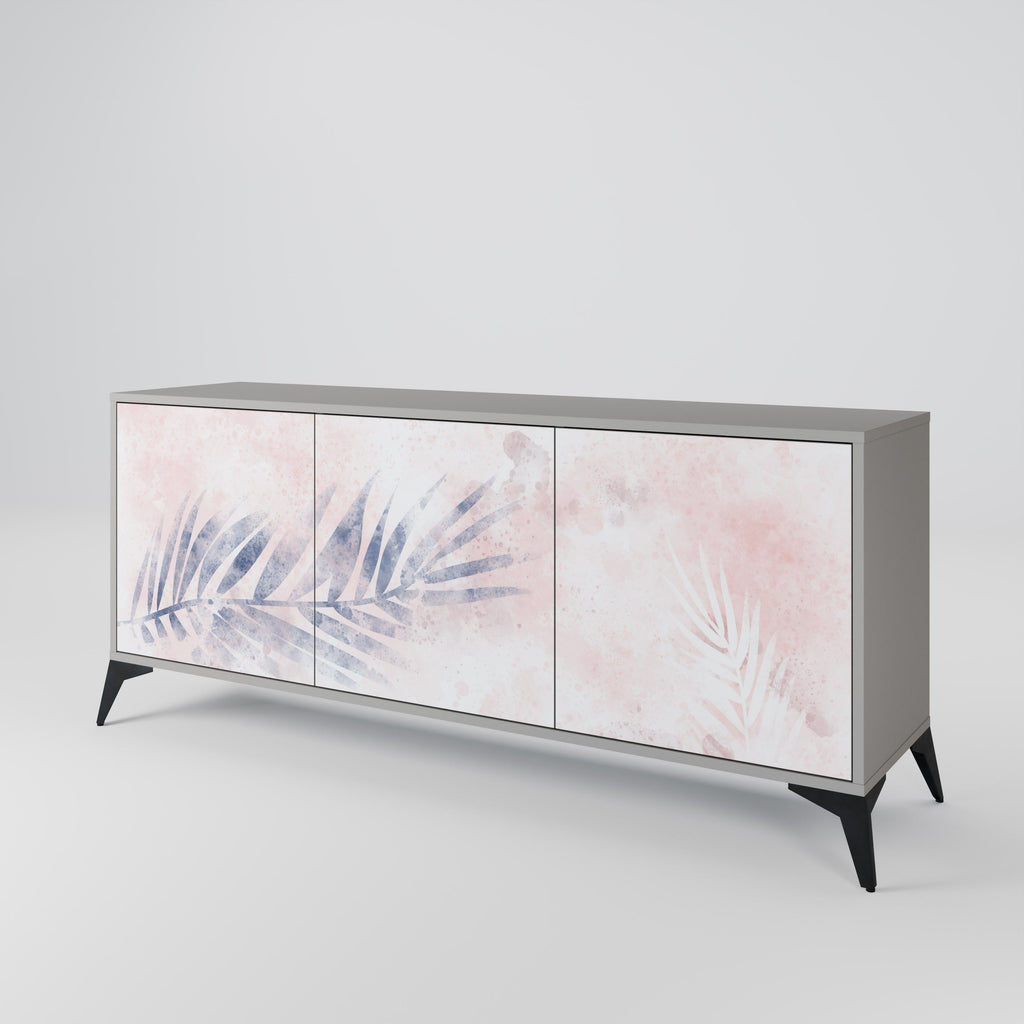 Buffet 3 portes TIMELESS FLOAT en finition grise