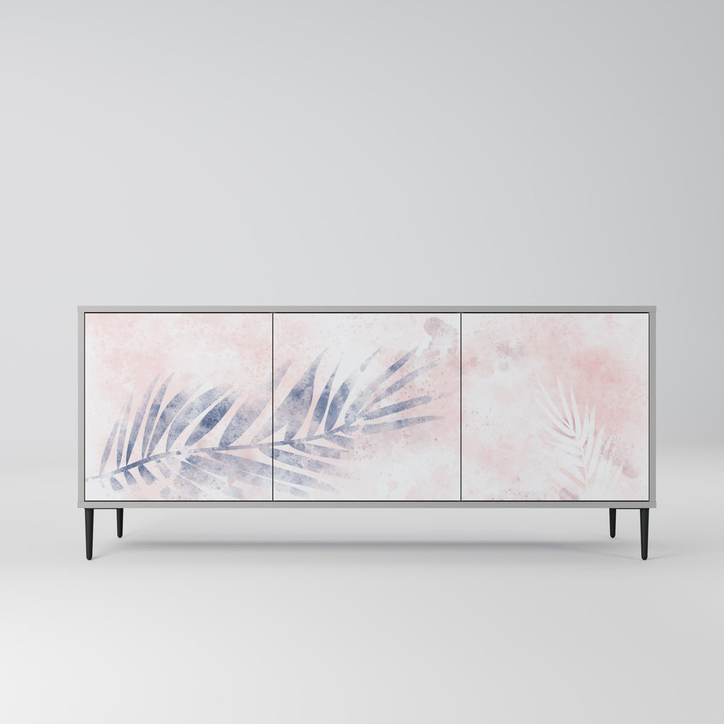 Buffet 3 portes TIMELESS FLOAT en finition grise