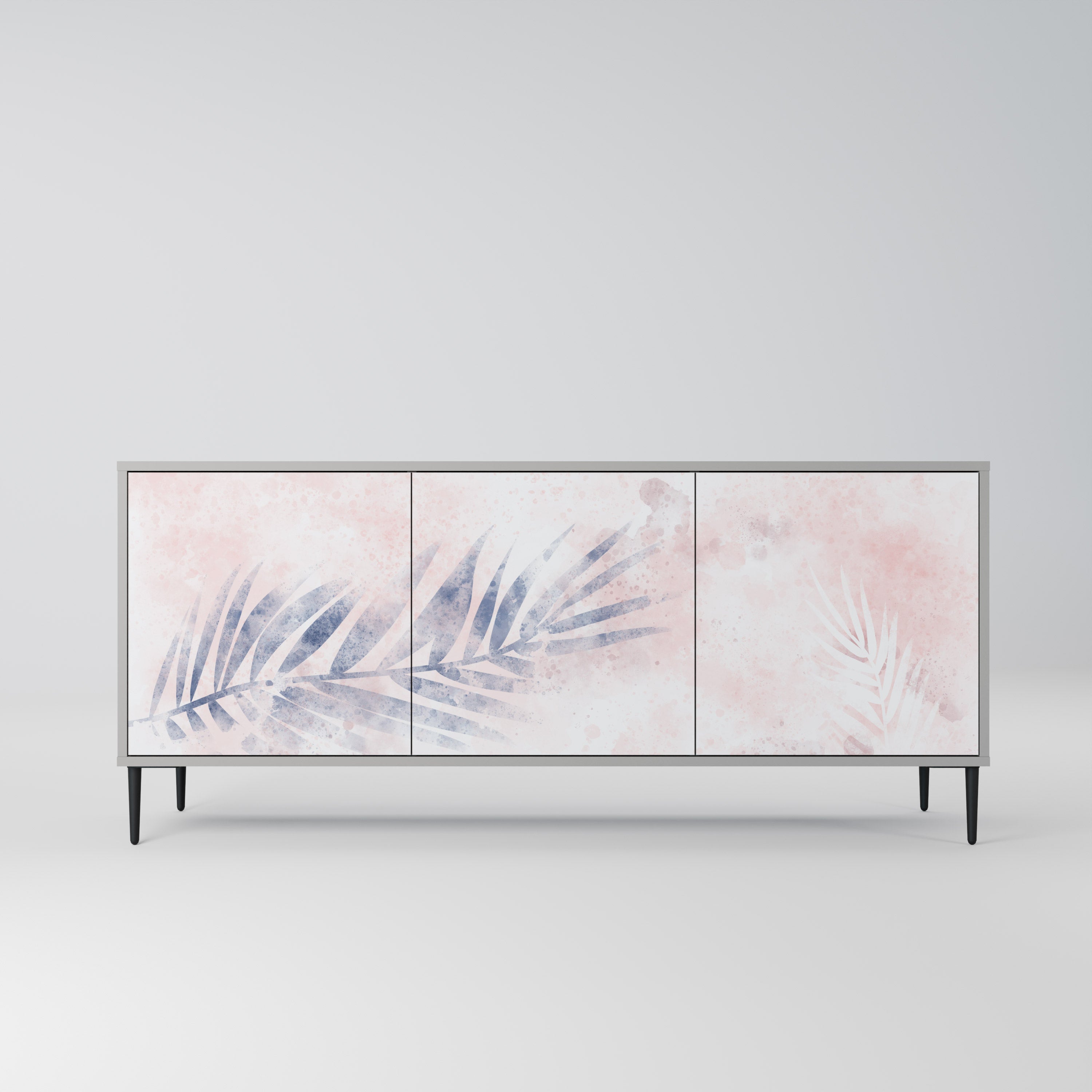 Buffet 3 portes TIMELESS FLOAT en finition grise