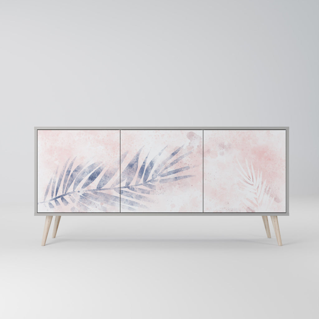 Buffet 3 portes TIMELESS FLOAT en finition grise