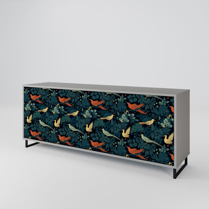 FOWL ORNAMENT 3-Door Sideboard