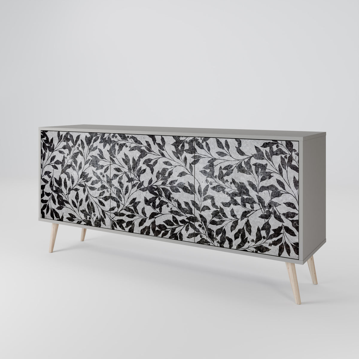 CHARCOAL SPROUT 3-Door Sideboard