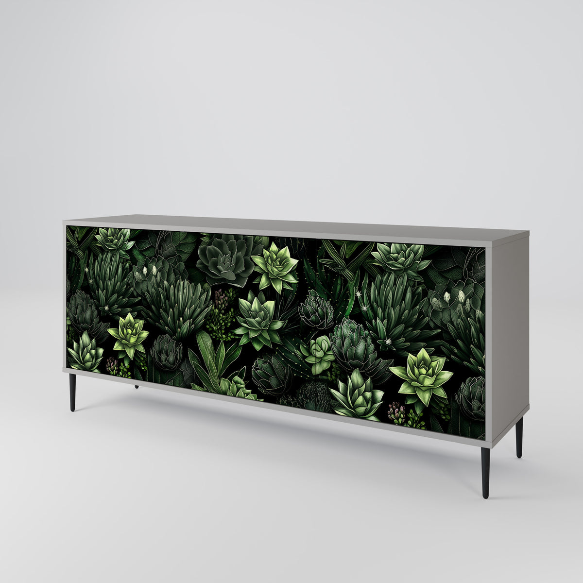 SUCCULENT JUNGLE 3-Door Sideboard