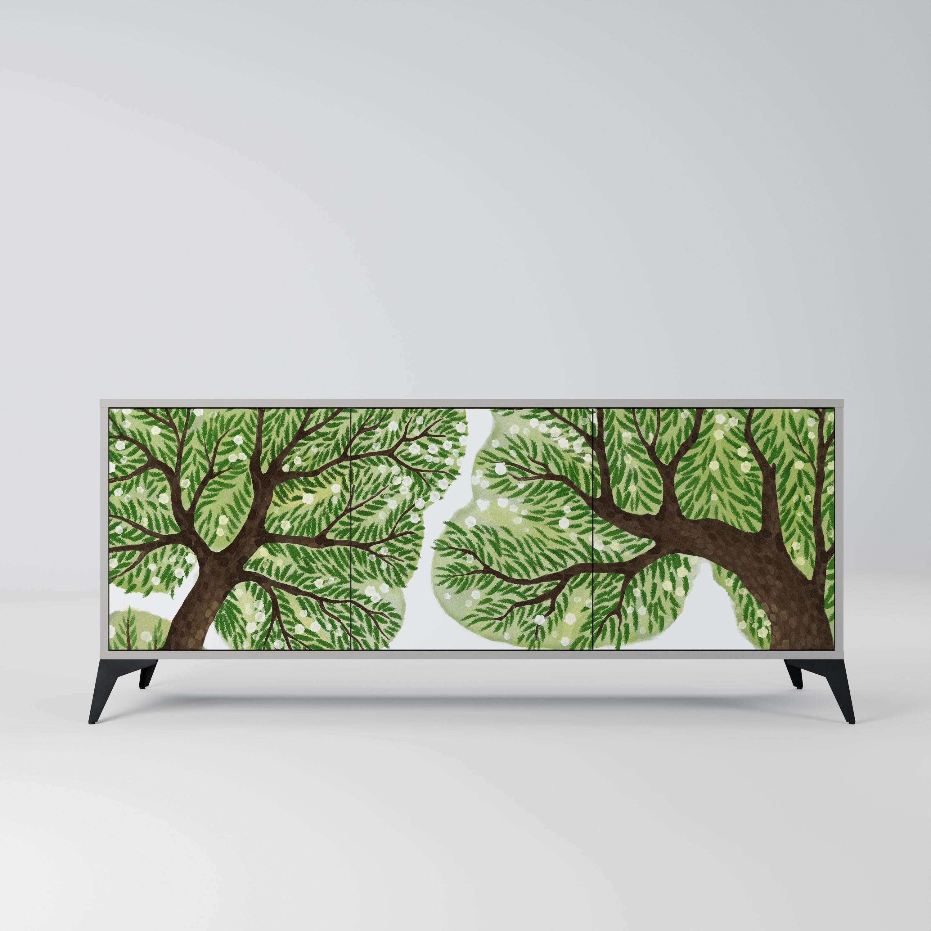 Buffet 3 portes WILDERNESS DASH en finition grise