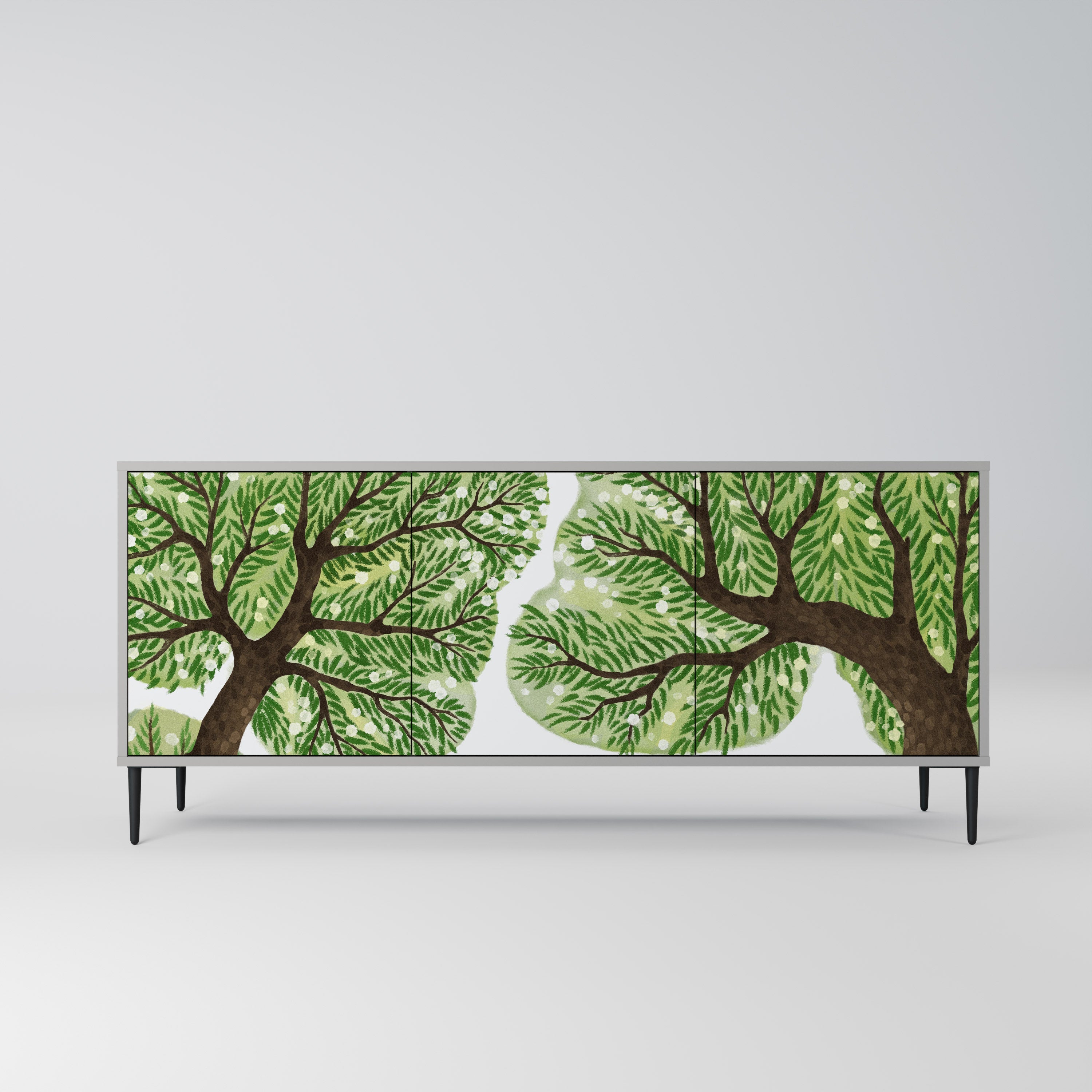 Buffet 3 portes WILDERNESS DASH en finition grise