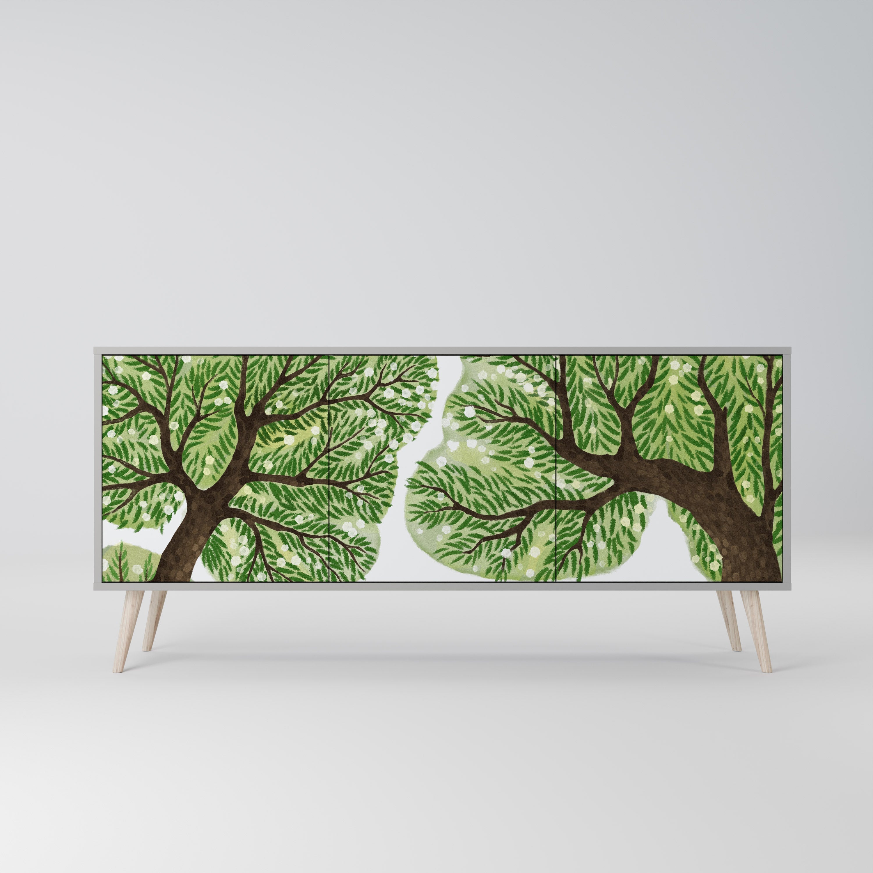 Buffet 3 portes WILDERNESS DASH en finition grise