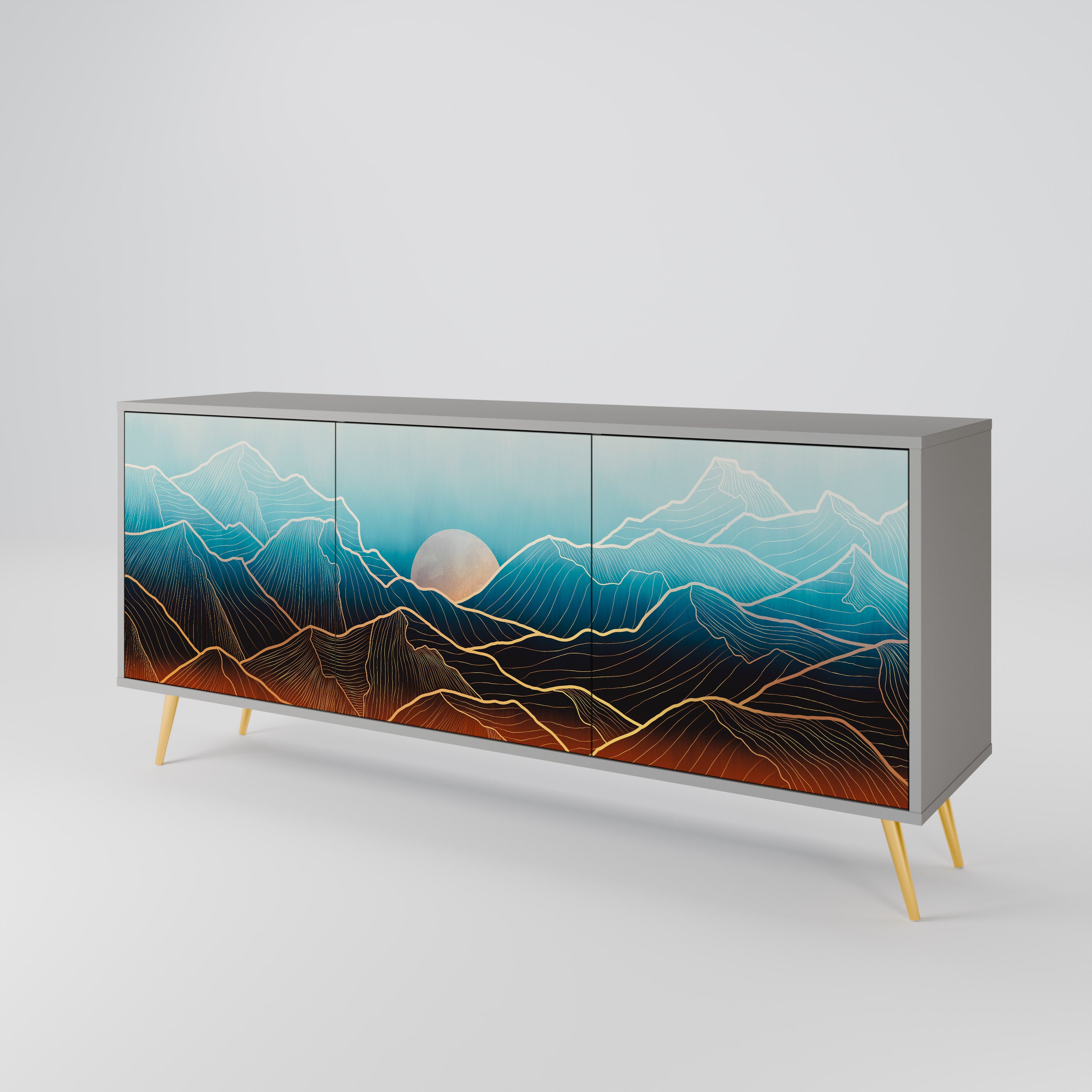 LUNAR SECRETS 3-Door Sideboard