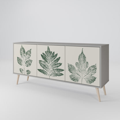 GREEN LEAFY STAMPS 3-Door Sideboard
