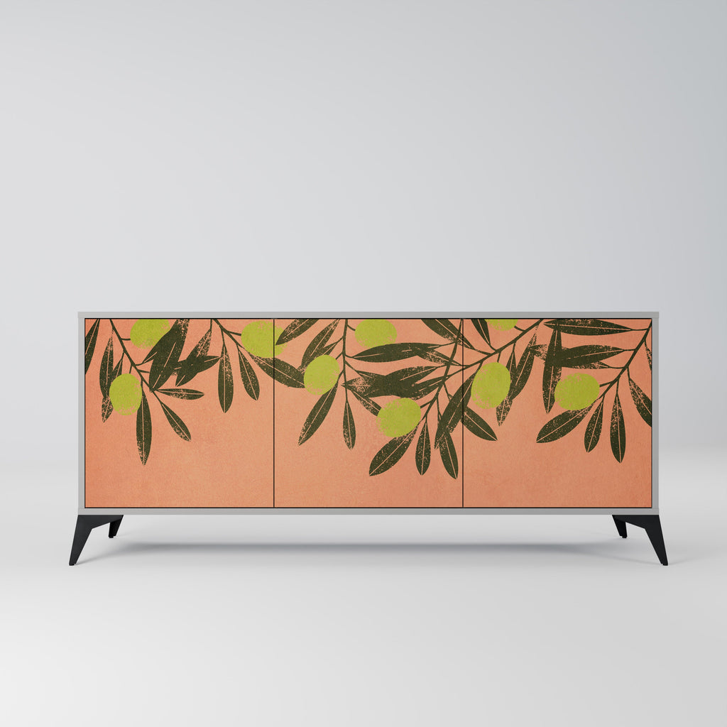 Buffet 3 portes JUICY OLIVES finition grise