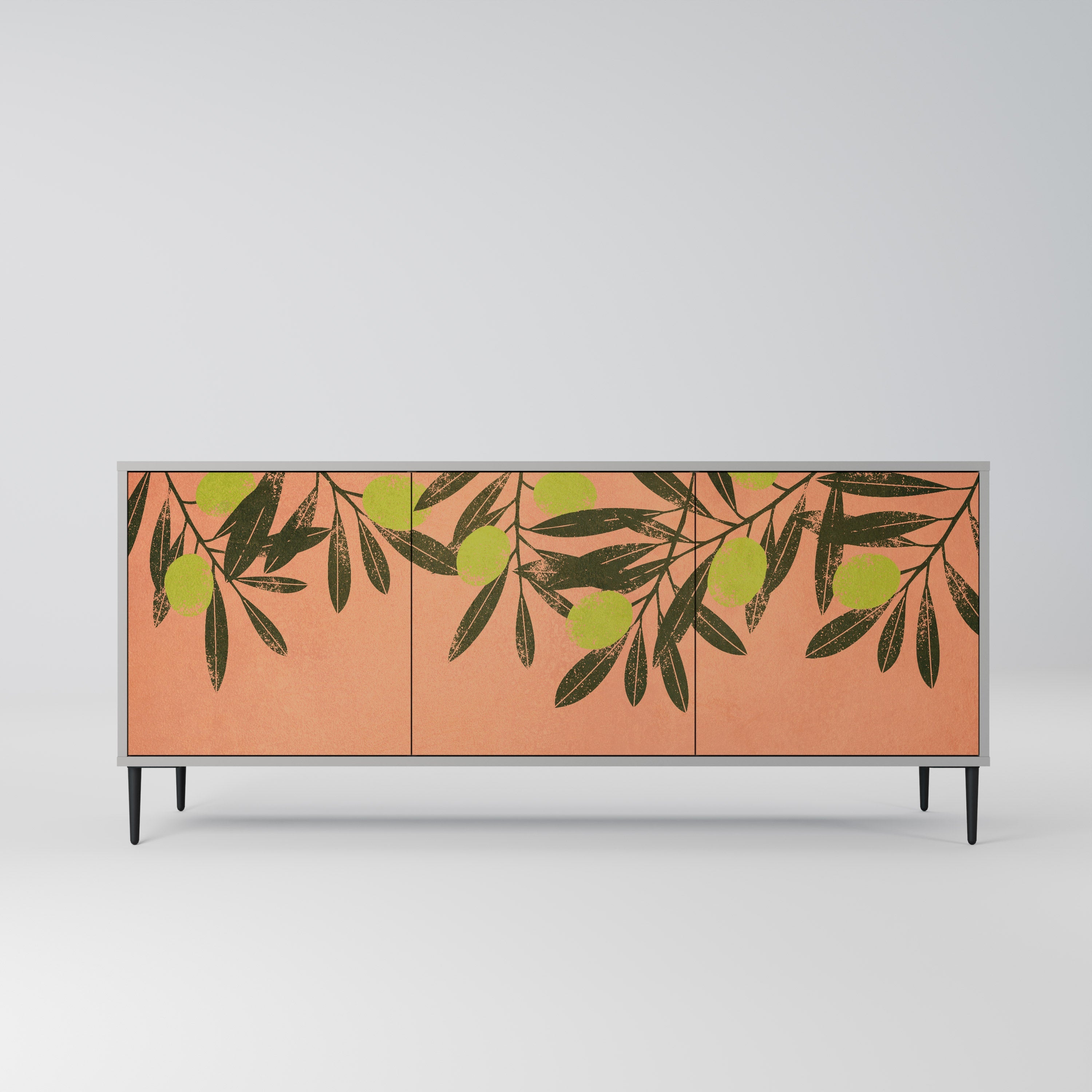 Buffet 3 portes JUICY OLIVES finition grise