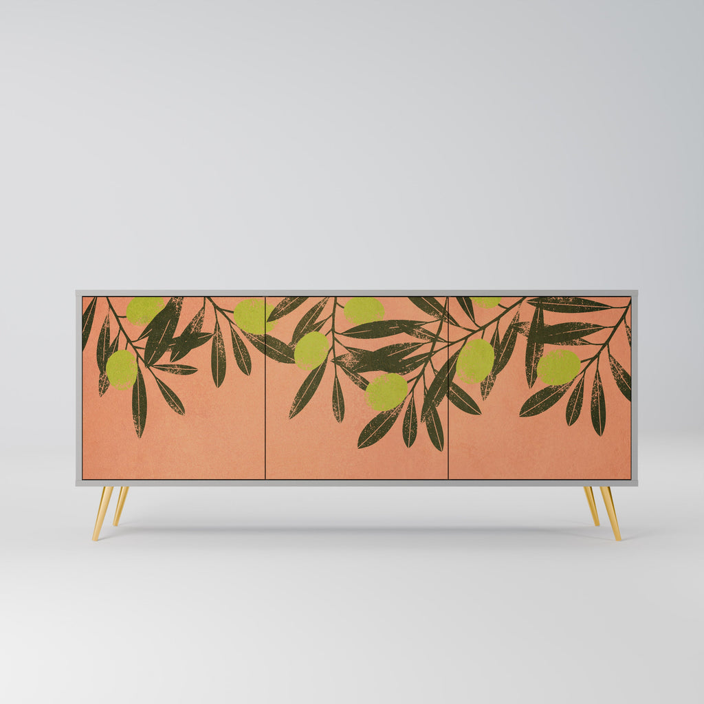 Buffet 3 portes JUICY OLIVES finition grise