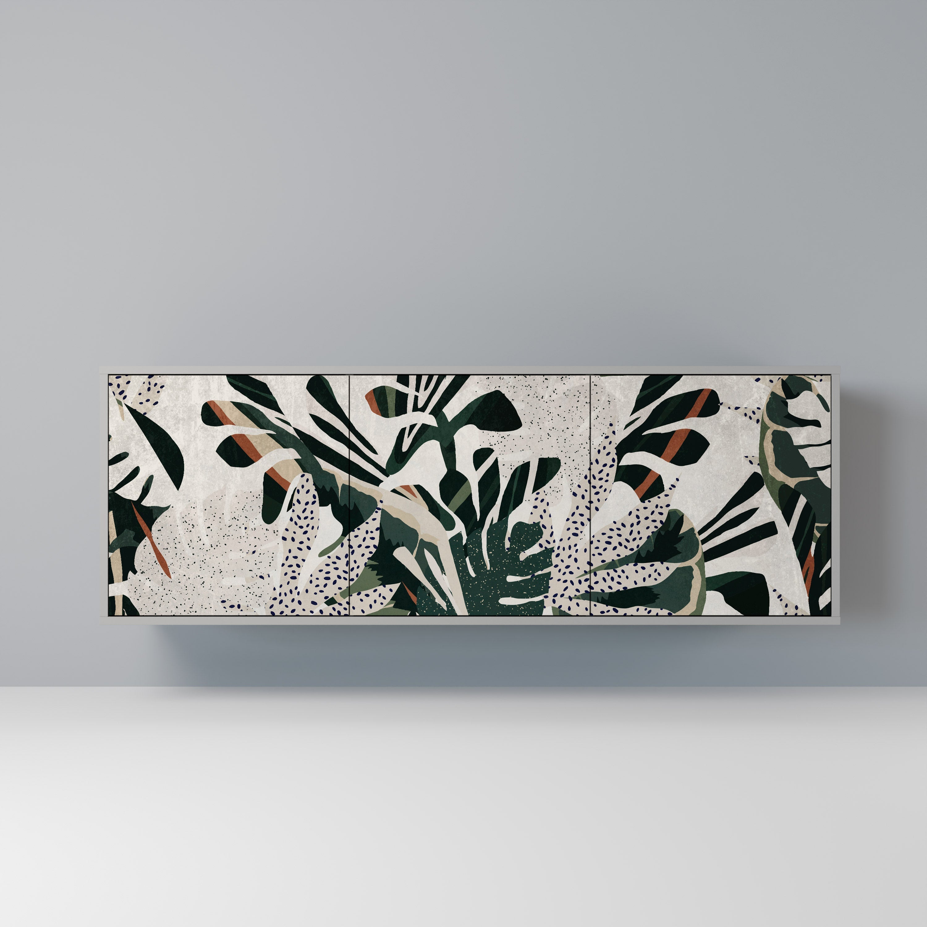 Buffet 3 portes VERDURE FORMATION finition grise