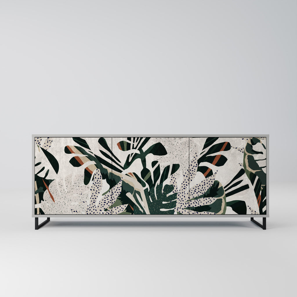 Buffet 3 portes VERDURE FORMATION finition grise