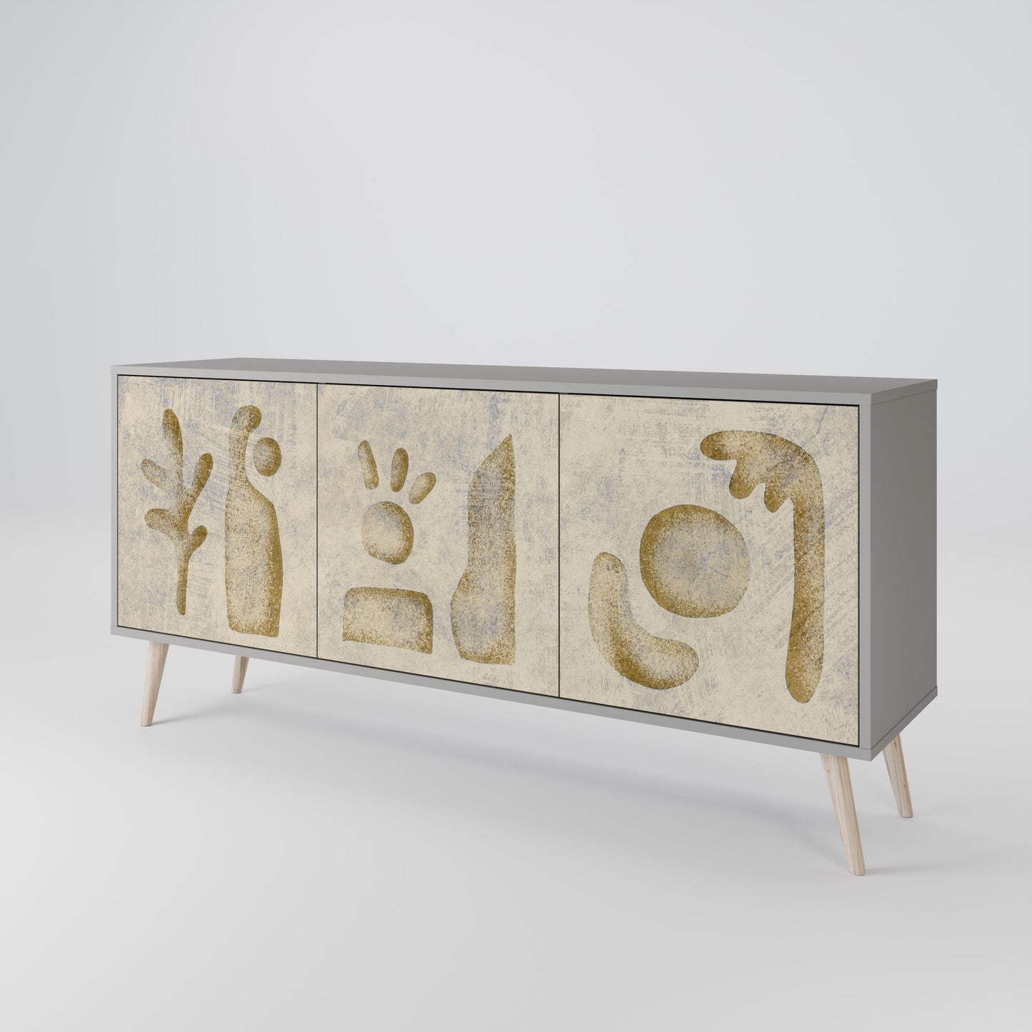 SAND SCULPTURES 3-Door Sideboard