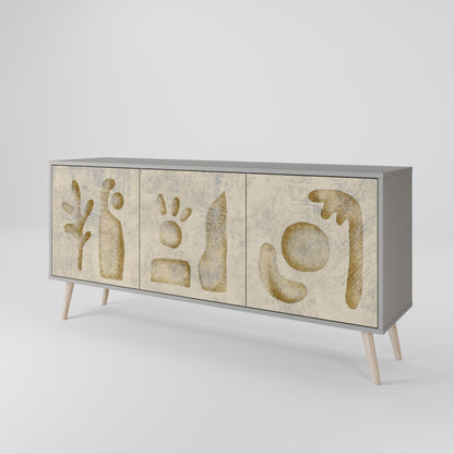 SAND SCULPTURES 3-Door Sideboard