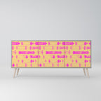 SKATEBOARD ARTISTRY 3-Door Sideboard