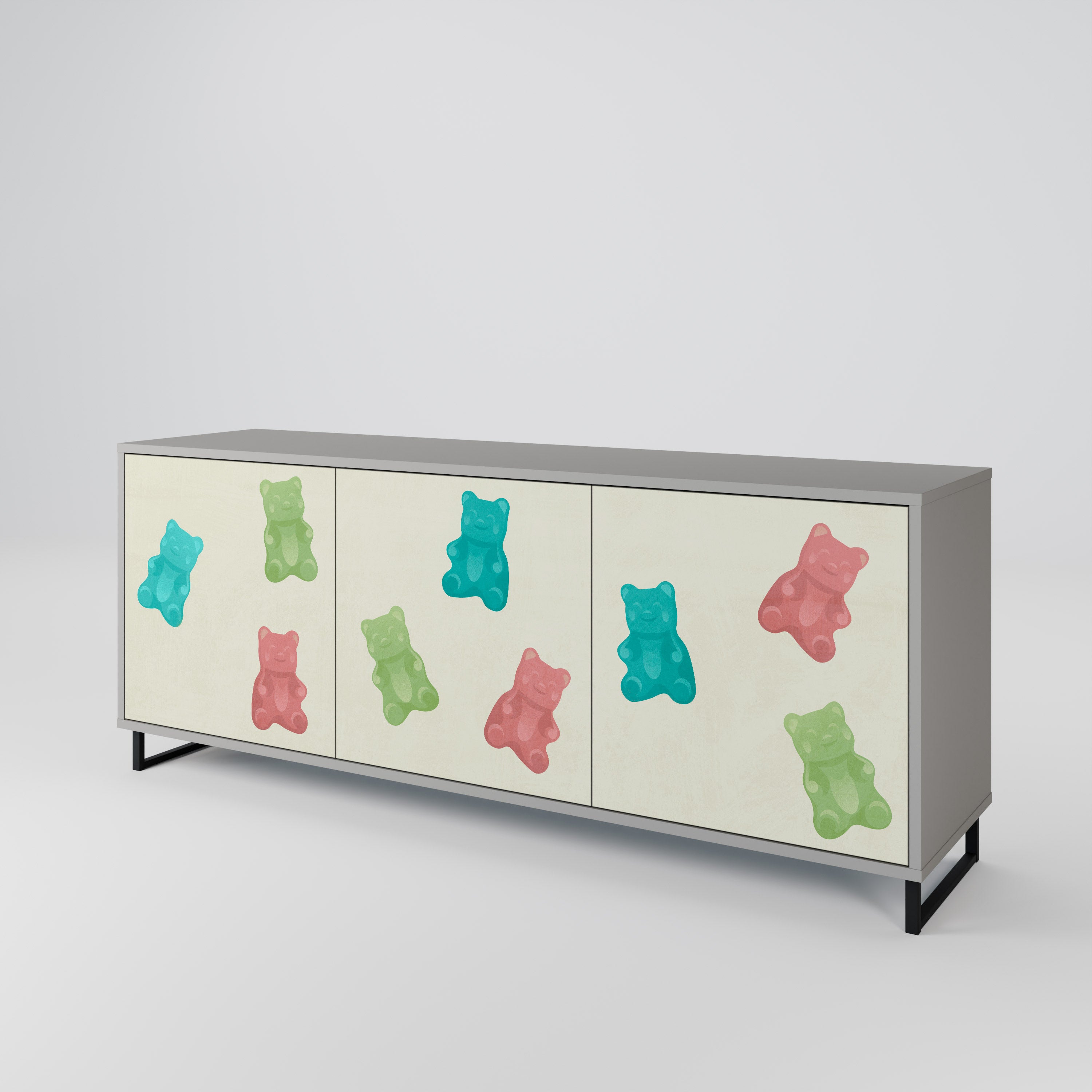 GUMMY BEARS 3-Door Sideboard