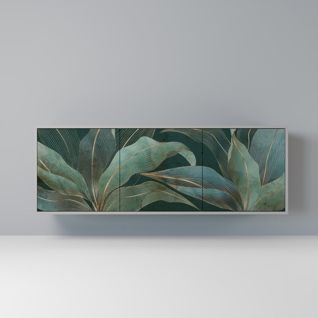 Buffet 3 portes ROYAL GREEN finition grise