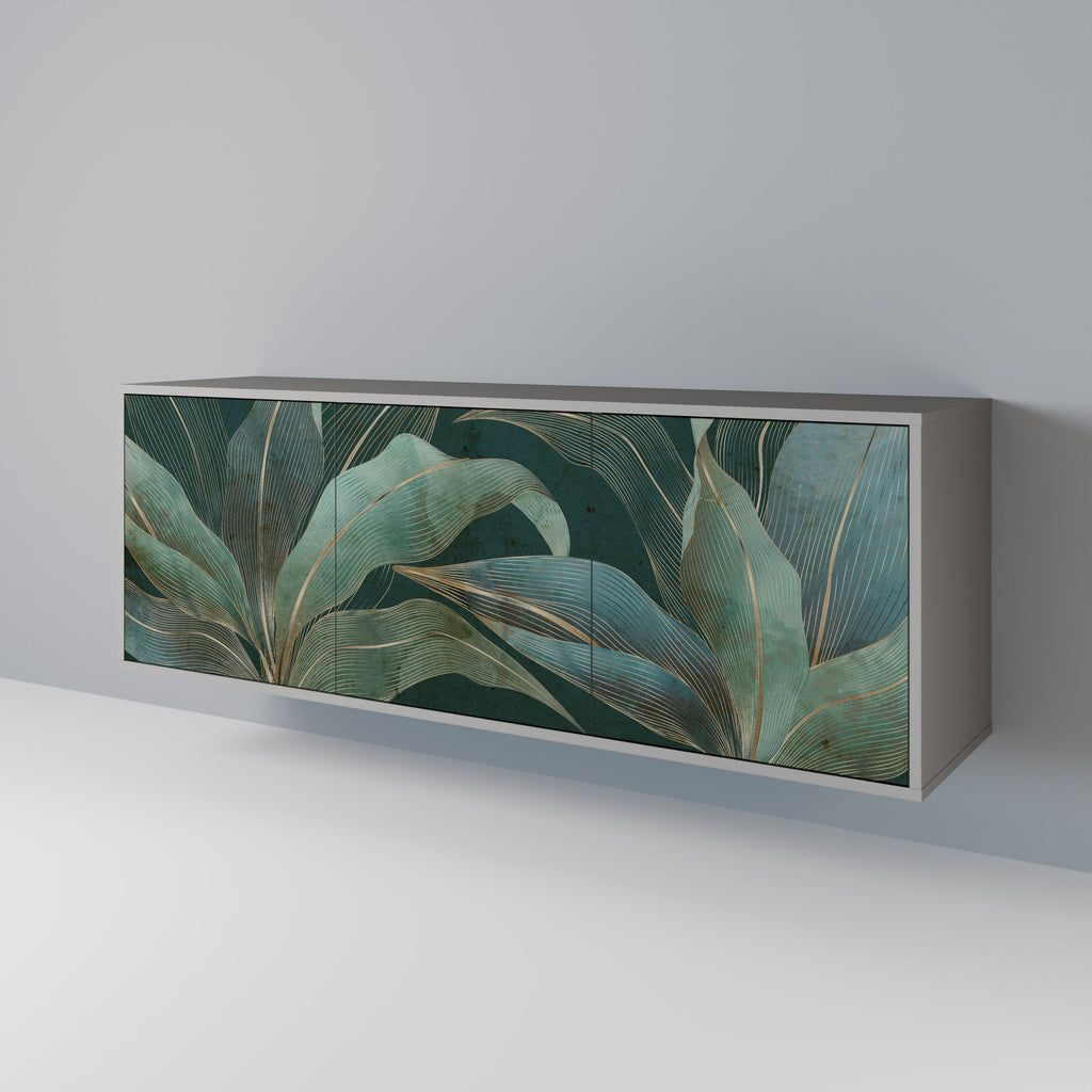 Buffet 3 portes ROYAL GREEN finition grise