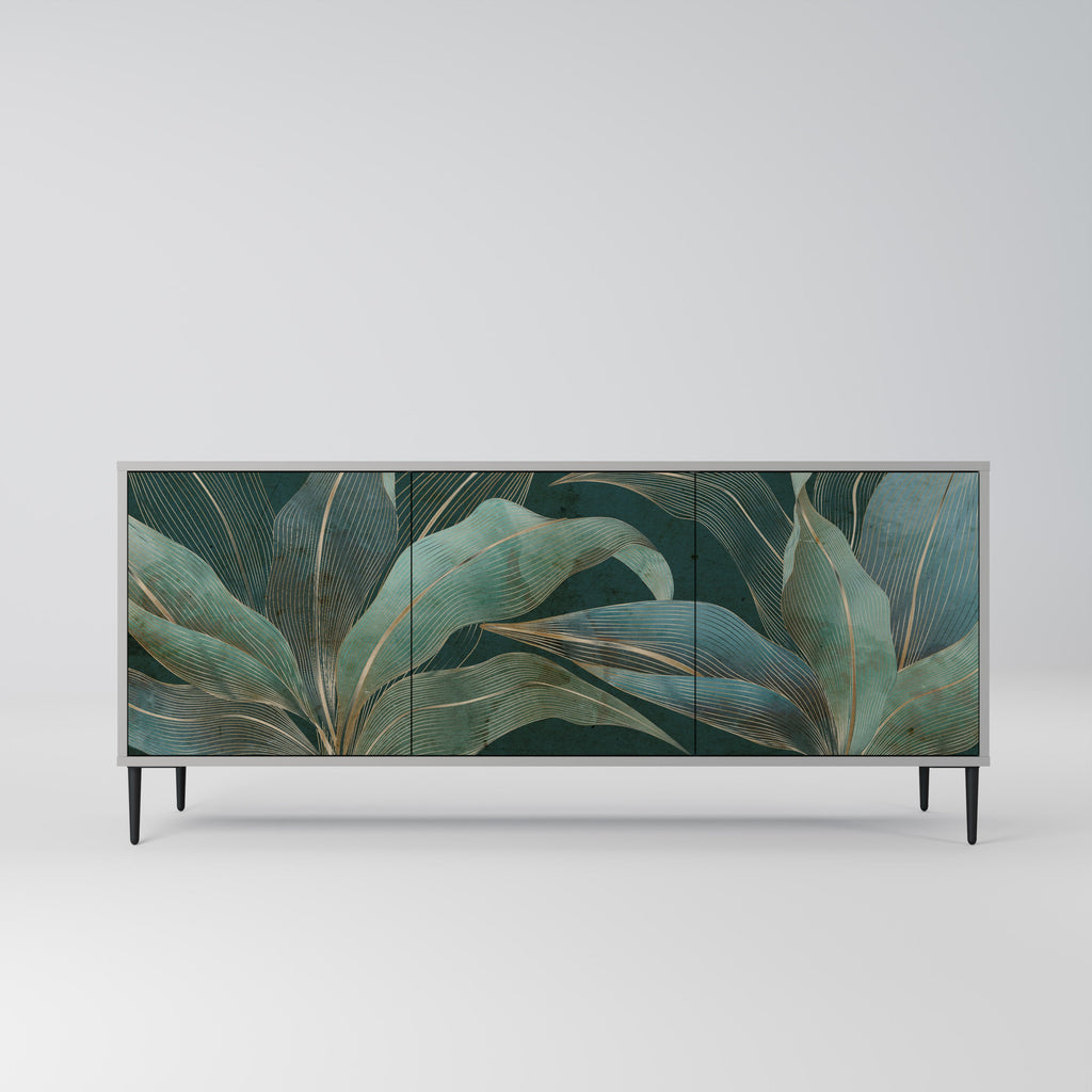 Buffet 3 portes ROYAL GREEN finition grise