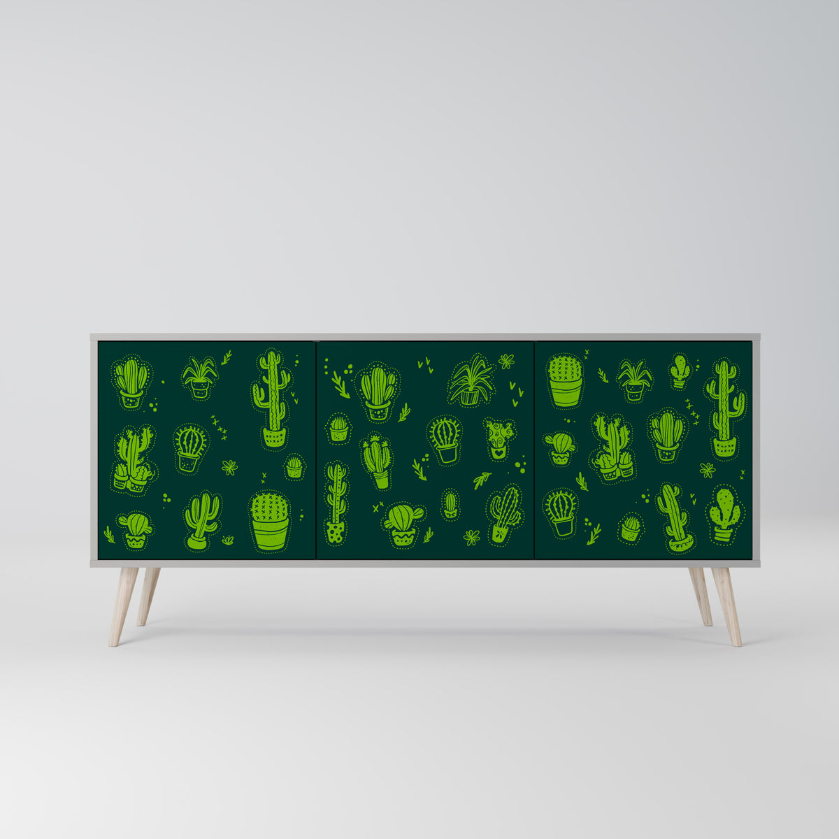 DESERT GREEN 3-Door Sideboard