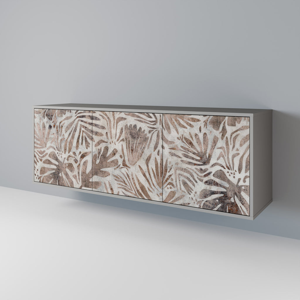 Buffet 3 portes PASSING TIME en finition grise