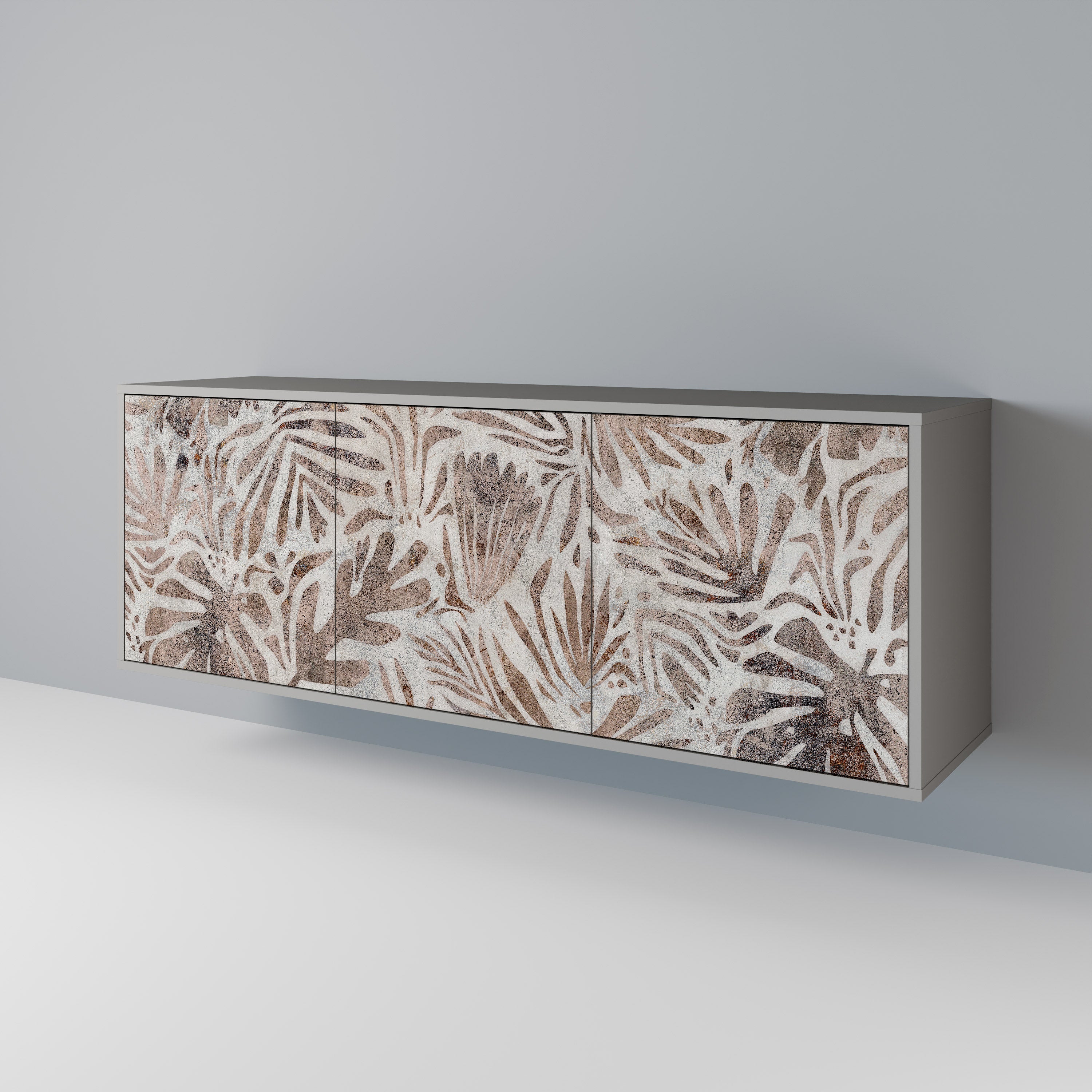 Buffet 3 portes PASSING TIME en finition grise