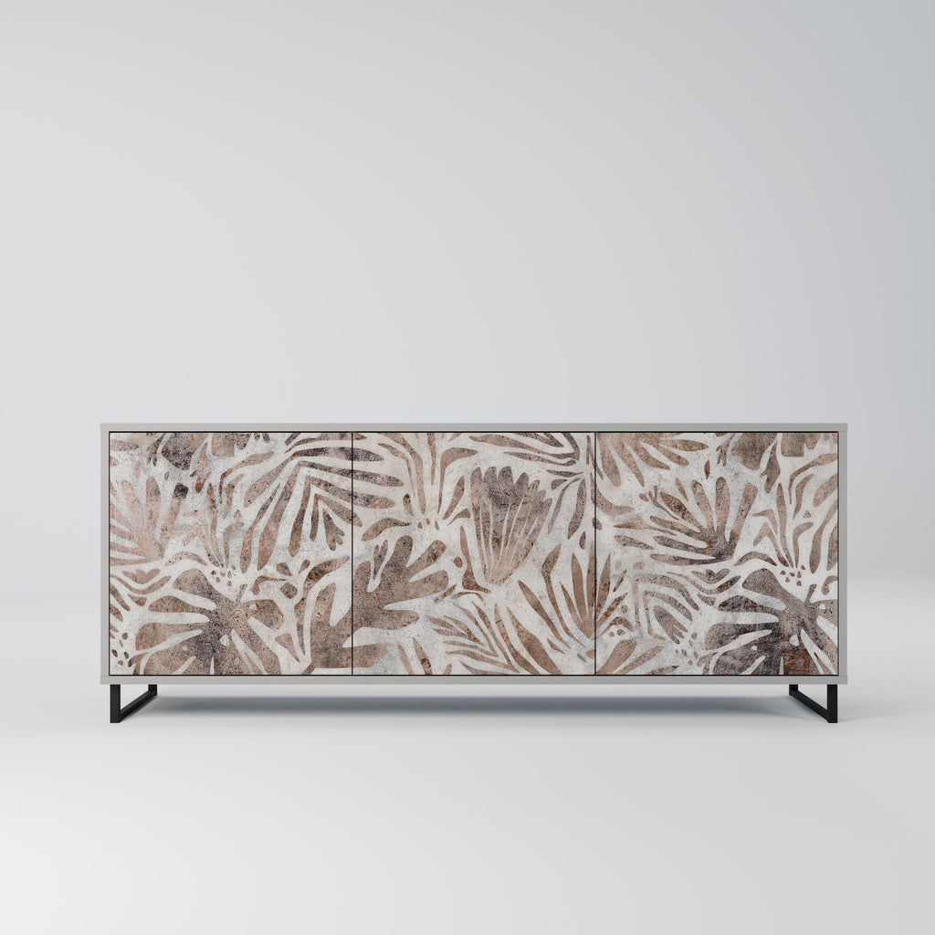 Buffet 3 portes PASSING TIME en finition grise