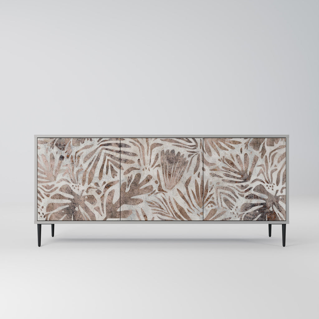 Buffet 3 portes PASSING TIME en finition grise