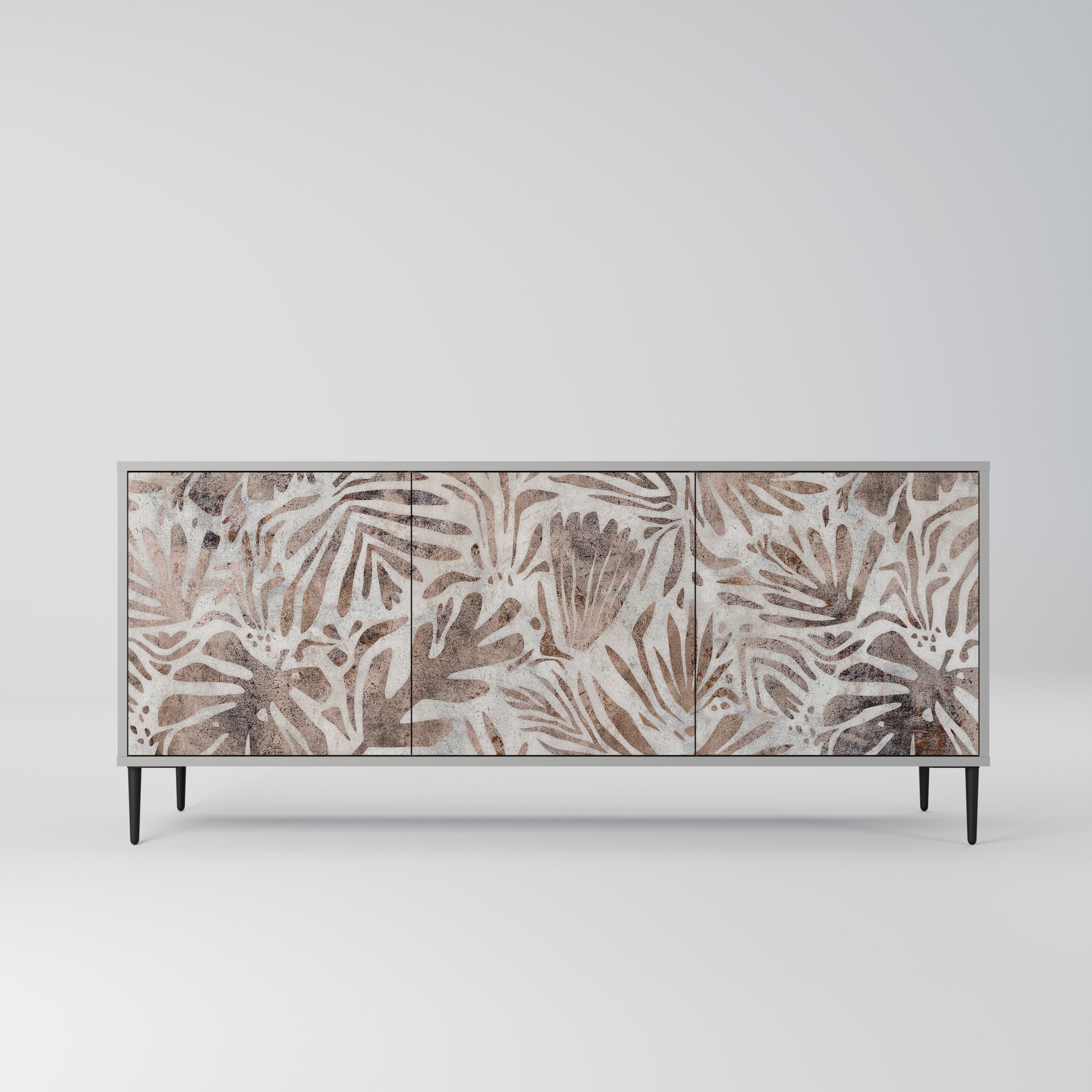 Buffet 3 portes PASSING TIME en finition grise