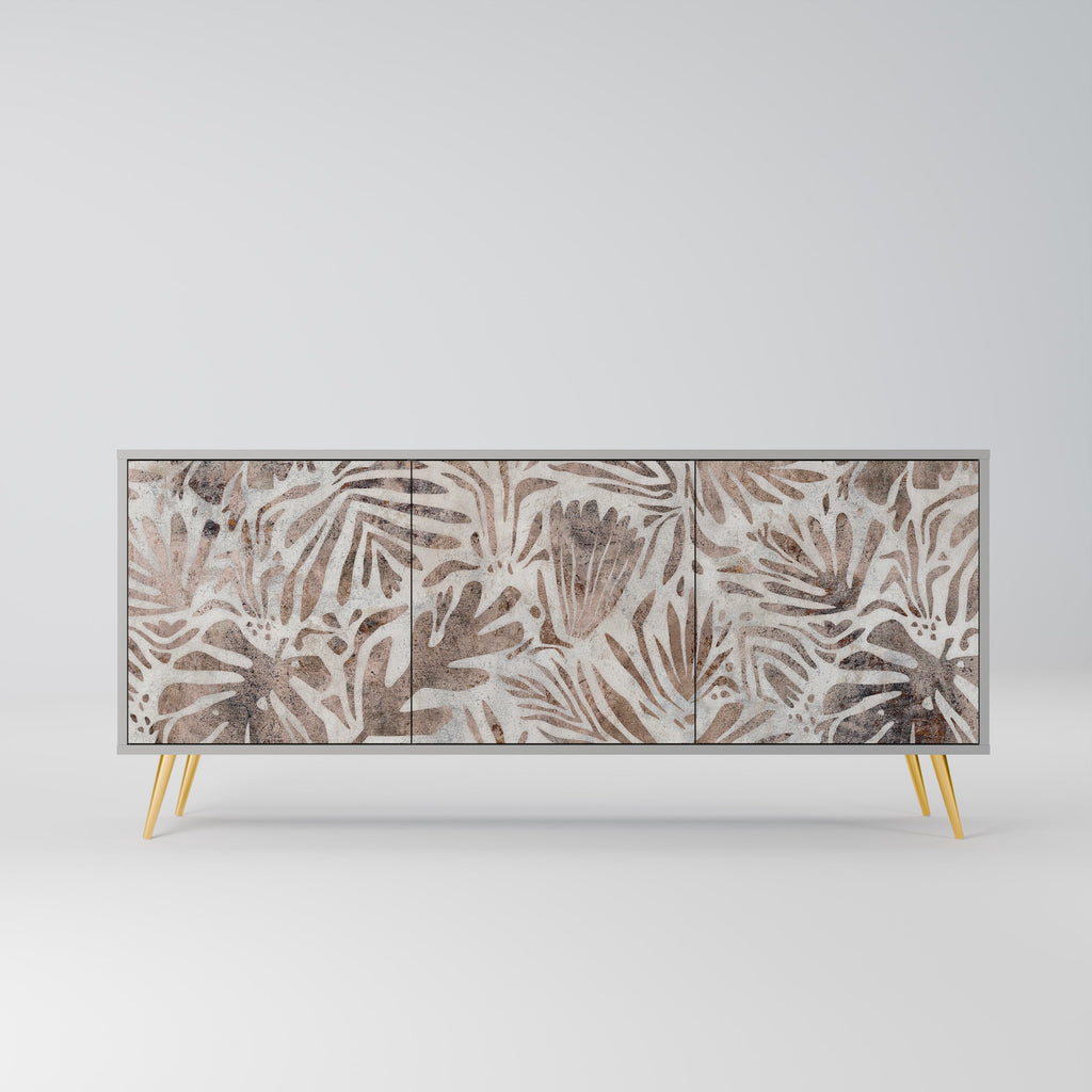 Buffet 3 portes PASSING TIME en finition grise